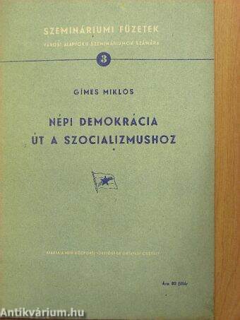 Népi demokrácia út a szocializmushoz