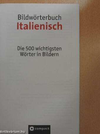 Bildwörterbuch Italienisch