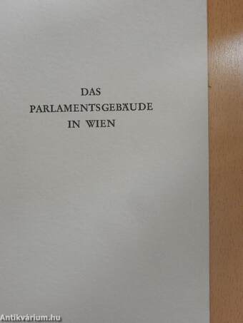 Das Parlamentsgebäude in Wien