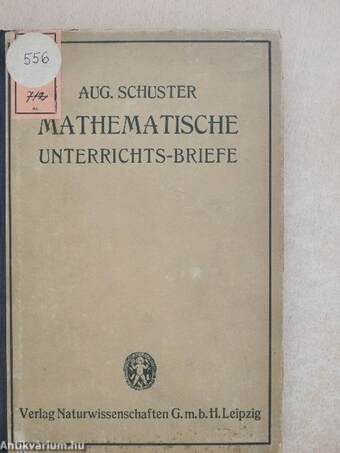 Mathematische unterrichts-Briefe