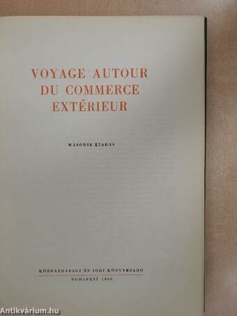 Voyage autour du commerce extérieur