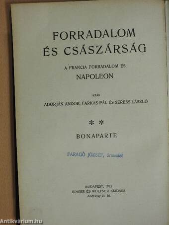 Forradalom és császárság - A Francia Forradalom és Napoleon 4.