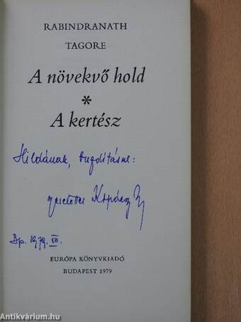 A növekvő hold/A kertész (dedikált példány)