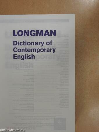 Longman Dictionary of Contemporary English - CD-vel