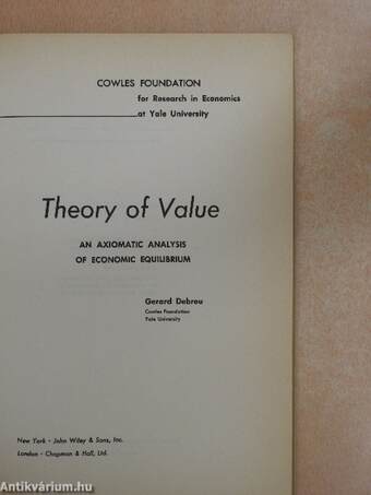 Theory of Value