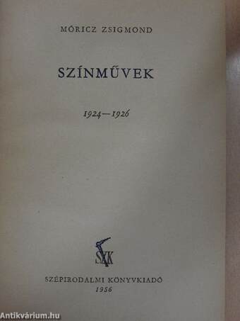 Színművek III.