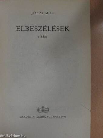 Elbeszélések