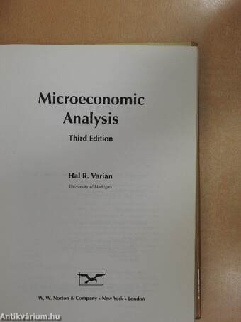 Microeconomic Analysis