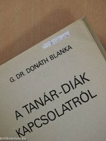 A tanár-diák kapcsolatról