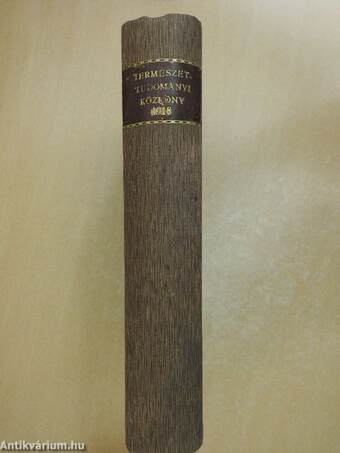 Természettudományi Közlöny 1918. (nem teljes évfolyam)/Pótfüzetek a Természettudományi Közlönyhöz 1918. január-december