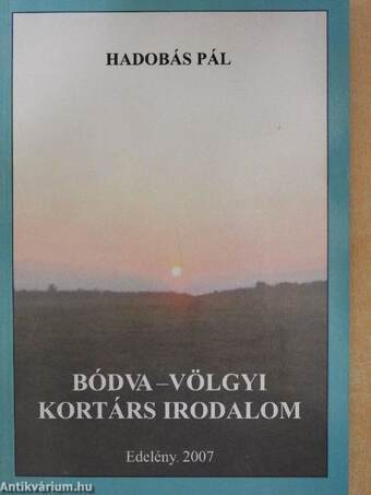 Bódva-völgyi kortárs irodalom