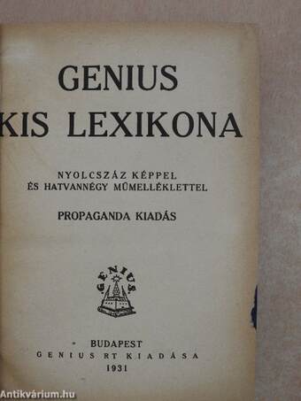 Genius kis lexikona