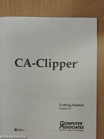 CA-Clipper Getting Started for DOS