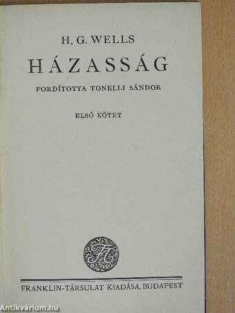 Házasság I-III.