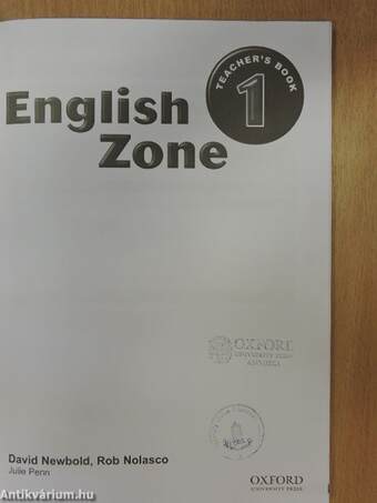 English Zone 1. - Teacher's Book