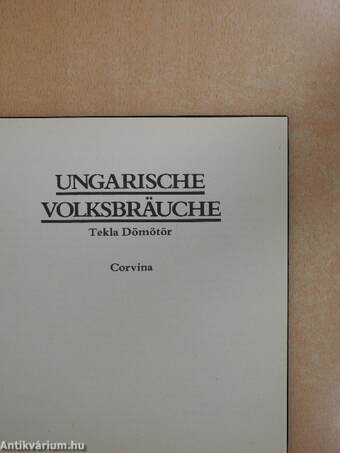 Ungarische Volksbräuche