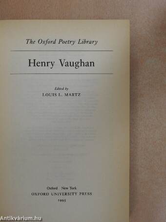 Henry Vaughan