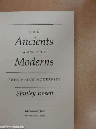 The Ancients and the Moderns