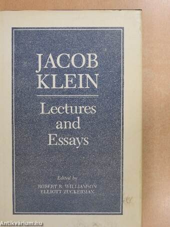 Lectures and Essays