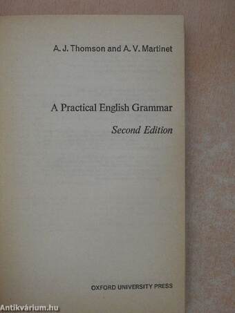 A Practical English Grammar