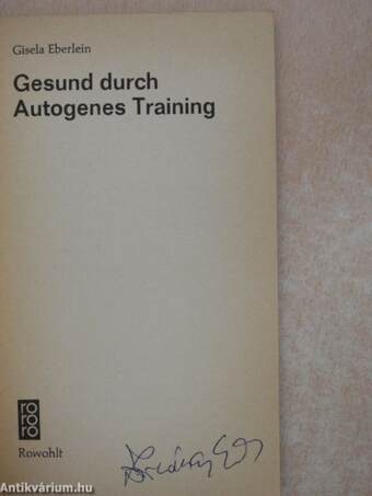 Gesund durch Autogenes Training