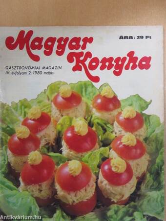 Magyar Konyha 1980., 1983., 1993., 1997-1998. (vegyes számok) (10 db)