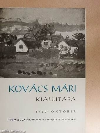 Kovács Mári kiállítása