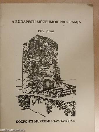 A budapesti múzeumok programja 1972. június