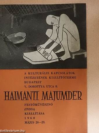 Haimanti Majumder festőművésznő (India) kiállítása