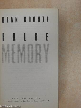 False Memory