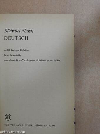 Bildwörterbuch Deutsch