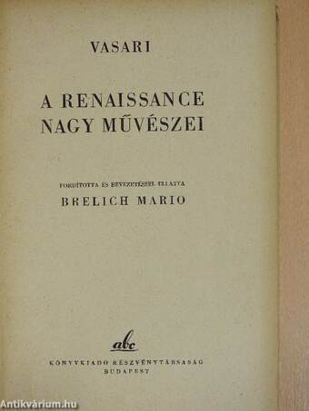 A renaissance nagy művészei