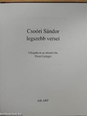 Csoóri Sándor legszebb versei