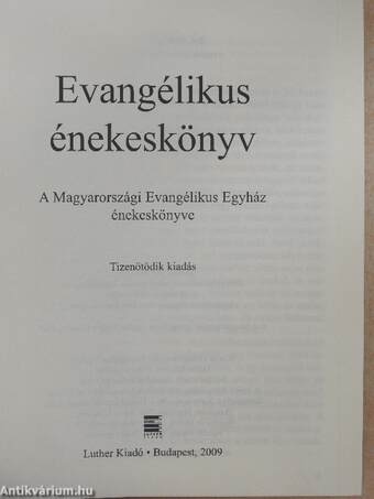 Evangélikus énekeskönyv