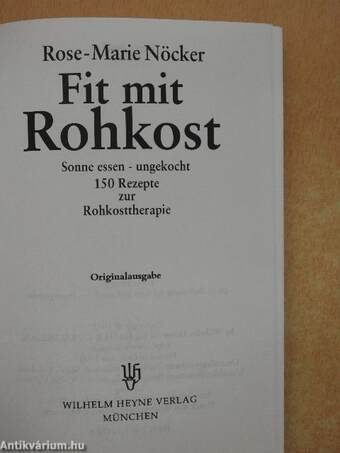 Fit mit Rohkost