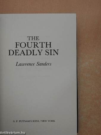 The Fourth Deadly Sin