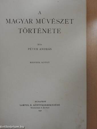 A magyar művészet története II. (töredék)