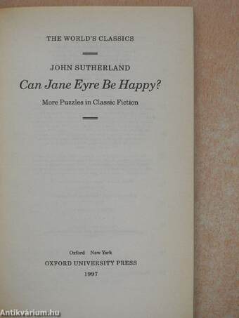 Can Jane Eyre Be Happy?