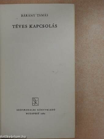 Téves kapcsolás