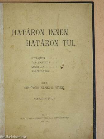 Határon innen határon túl