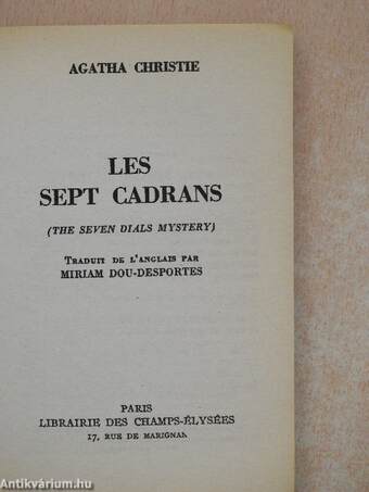 Les sept cadrans