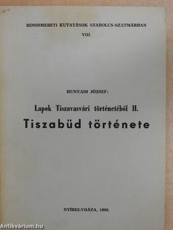 Lapok Tiszavasvári történetéből II.