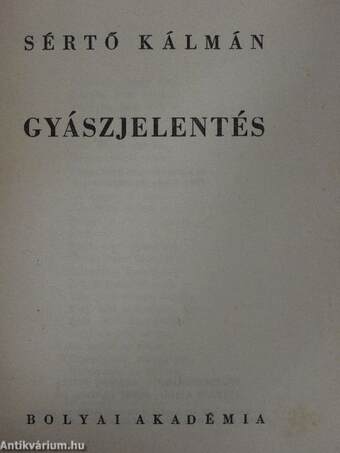 Gyászjelentés