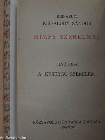 Himfy szerelmei I-II.