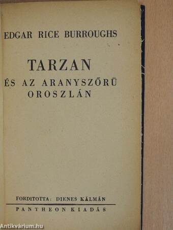 Tarzan és az aranyszőrü oroszlán