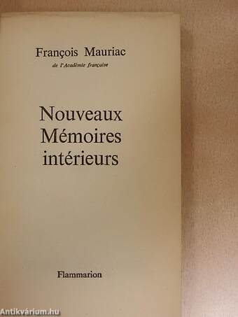 Nouveaux Mémoires intérieurs