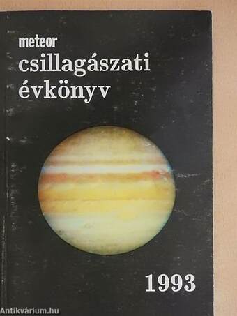 Meteor csillagászati évkönyv 1993