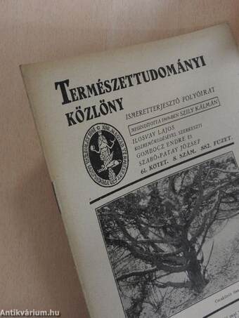 Természettudományi Közlöny 1929. április 15.