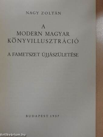 A modern magyar könyvillusztráció