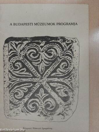 A budapesti múzeumok programja 1972. július